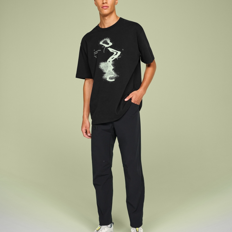 T-Shirt On Graphic Club Noir  Homme  | VJI-7107529