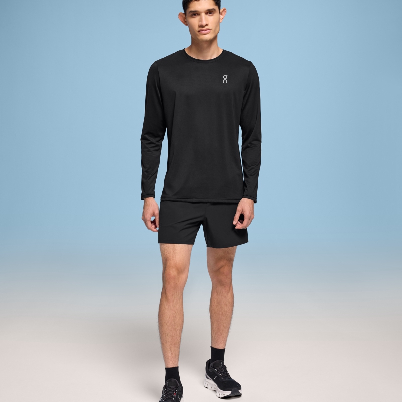 T-Shirt On Core Long-T Noir  Homme  | RQF-5052239