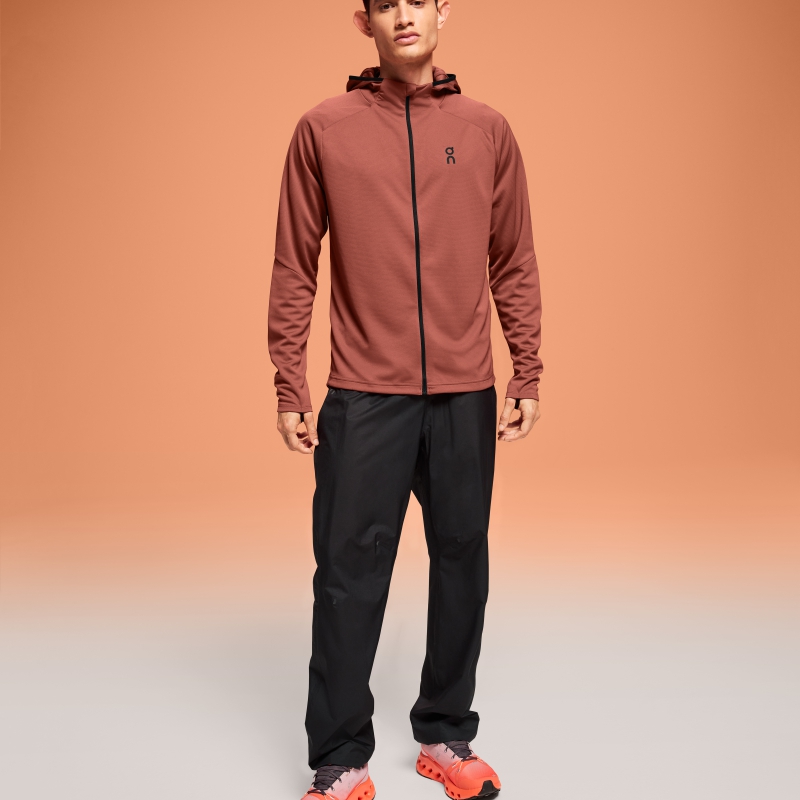 Sweat a Capuche On Climate Zip Auburn  Homme  | TIM-7476408