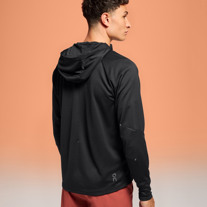 Sweat a Capuche On Climate Zip Noir  Homme  | SZB-8465064