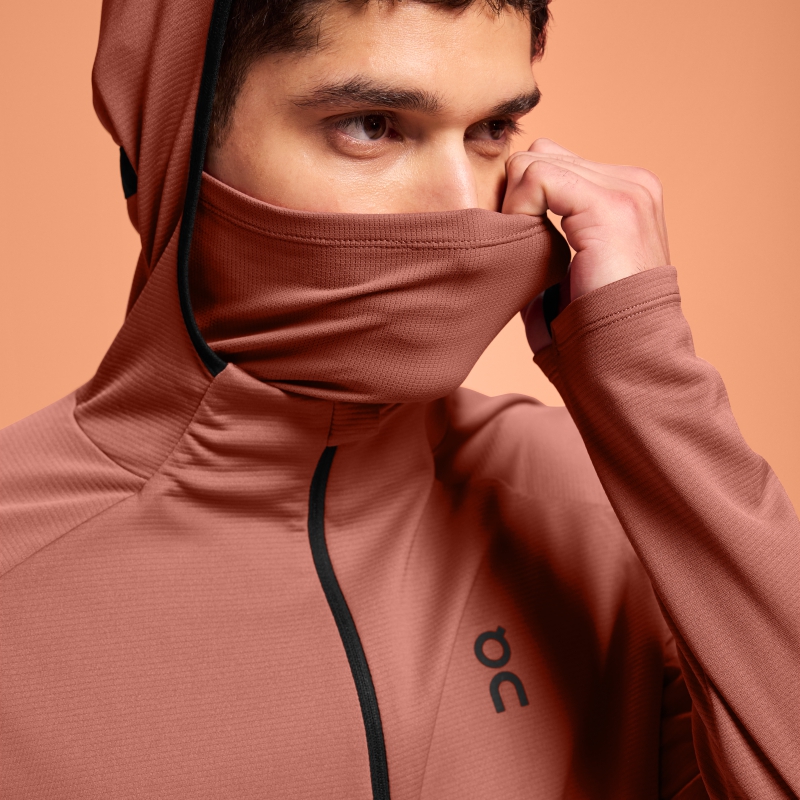 Sweat a Capuche On Climate Zip Auburn  Homme  | TIM-7476408