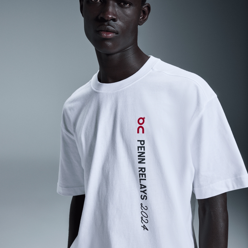 T-Shirt On Club PENN RELAYS Blanche  Homme  | YLL-1282814