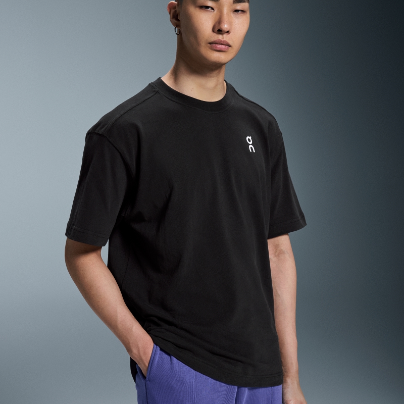 T-Shirt On Club-T Blur Noir  Homme  | SCC-5719647