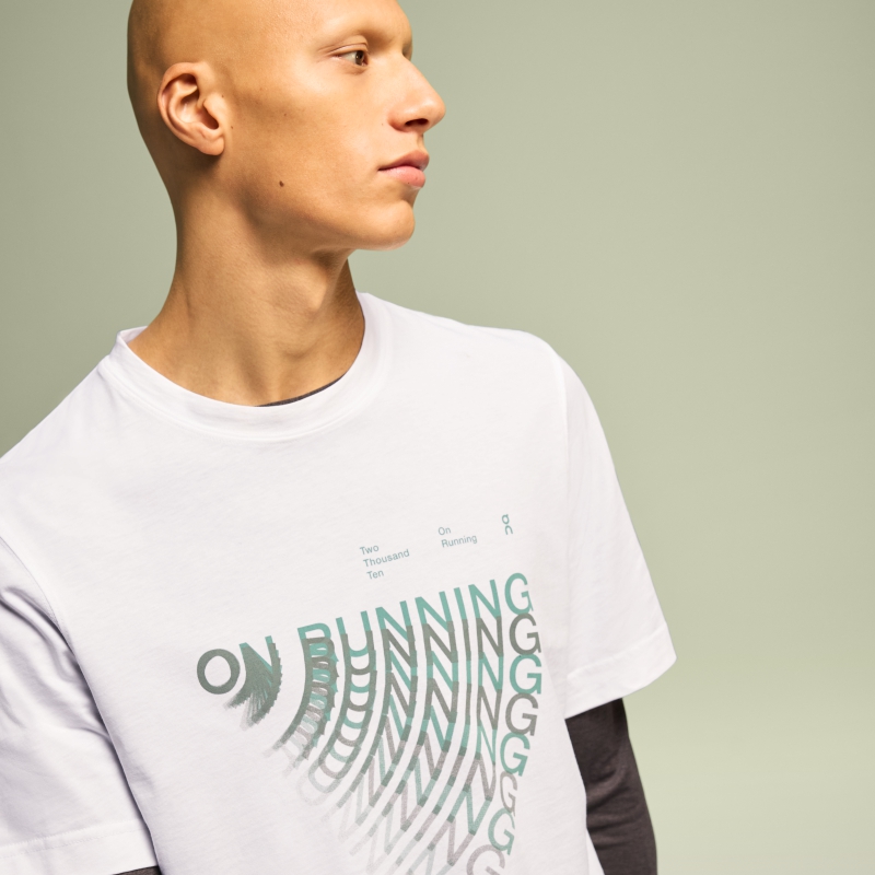 T-Shirt On On-T Radar Blanche  Homme  | UAD-9182184