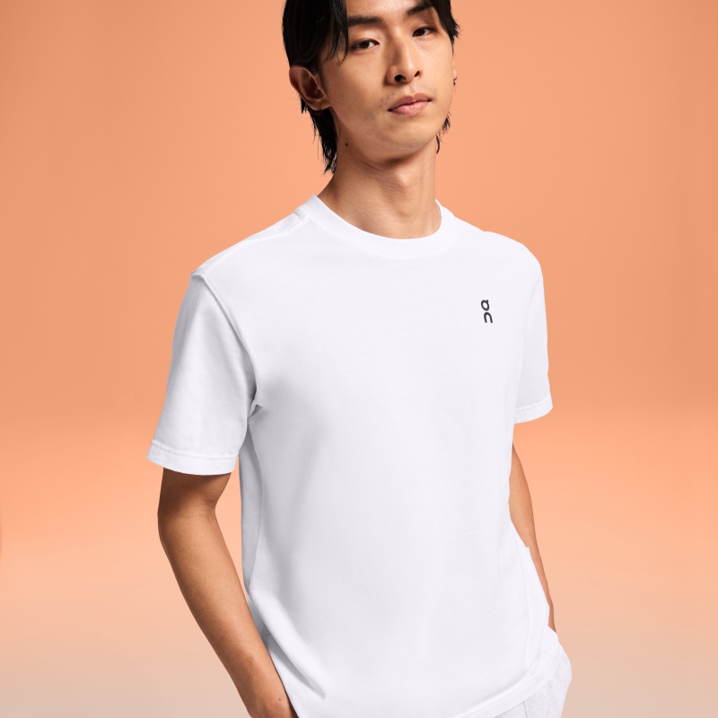 T-Shirt On Club-T Graphic Tennis Blanche  Homme  | YXE-3378731