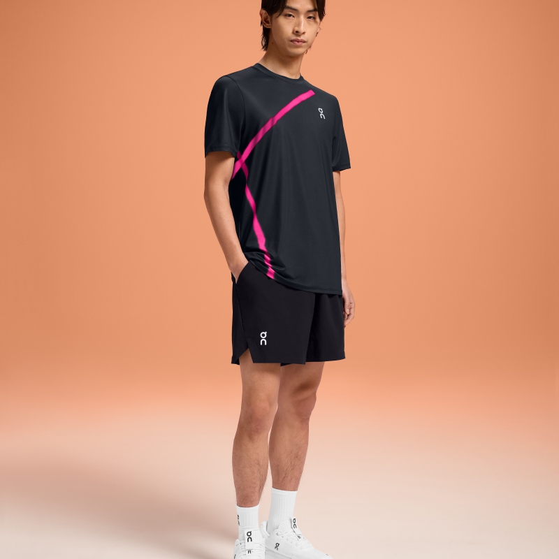 T-Shirt On Court-T Noir  Homme  | WIK-7257600