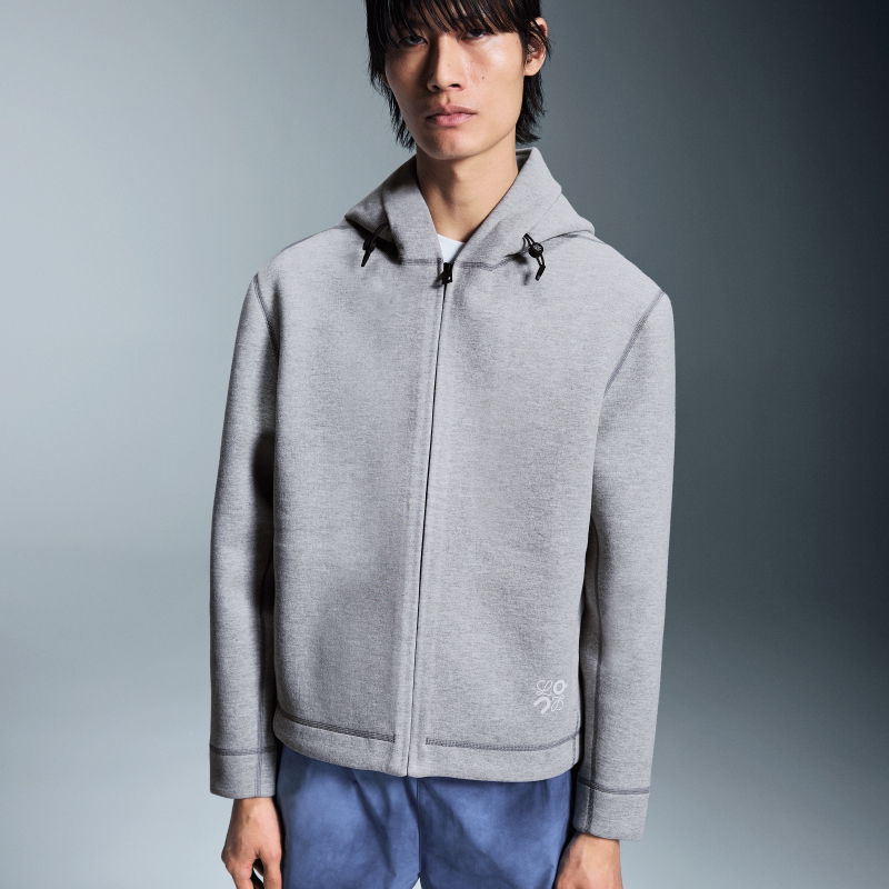 Sweat a Capuche On LOEWE Grise  Homme  | EXN-3413691