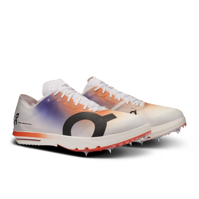 Chaussures Running Route On Cloudspike Citius Blanche  Homme  | XKX-6943871