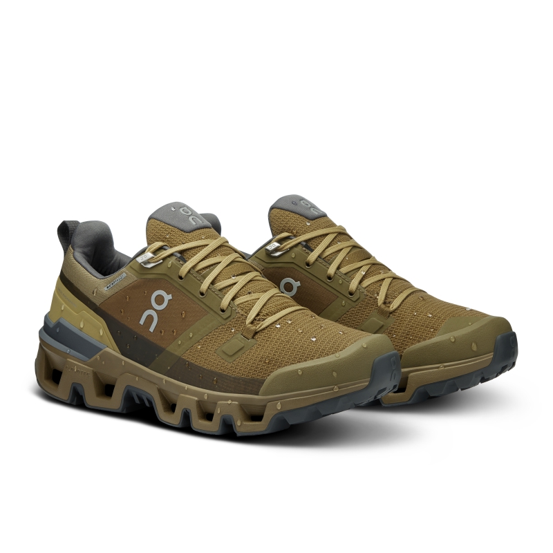 Chaussure de Randonnée On Cloudwander Waterproof  Hunter  Safari  Femme | NON-3271996