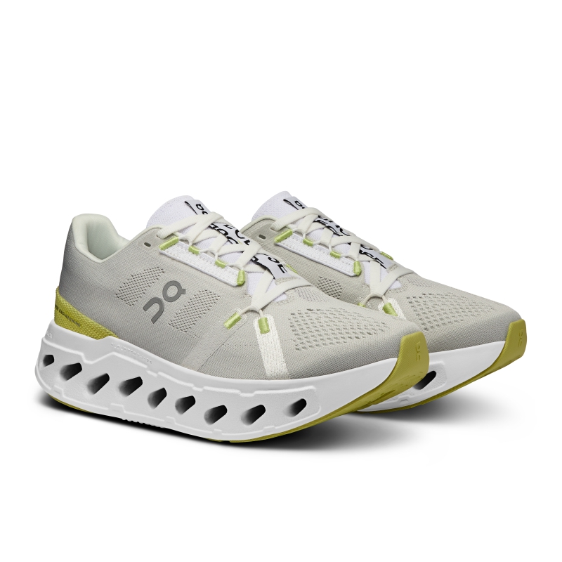 Chaussures Running Route On Cloudeclipse  Blanche Marron  Femme | KGM-8812868