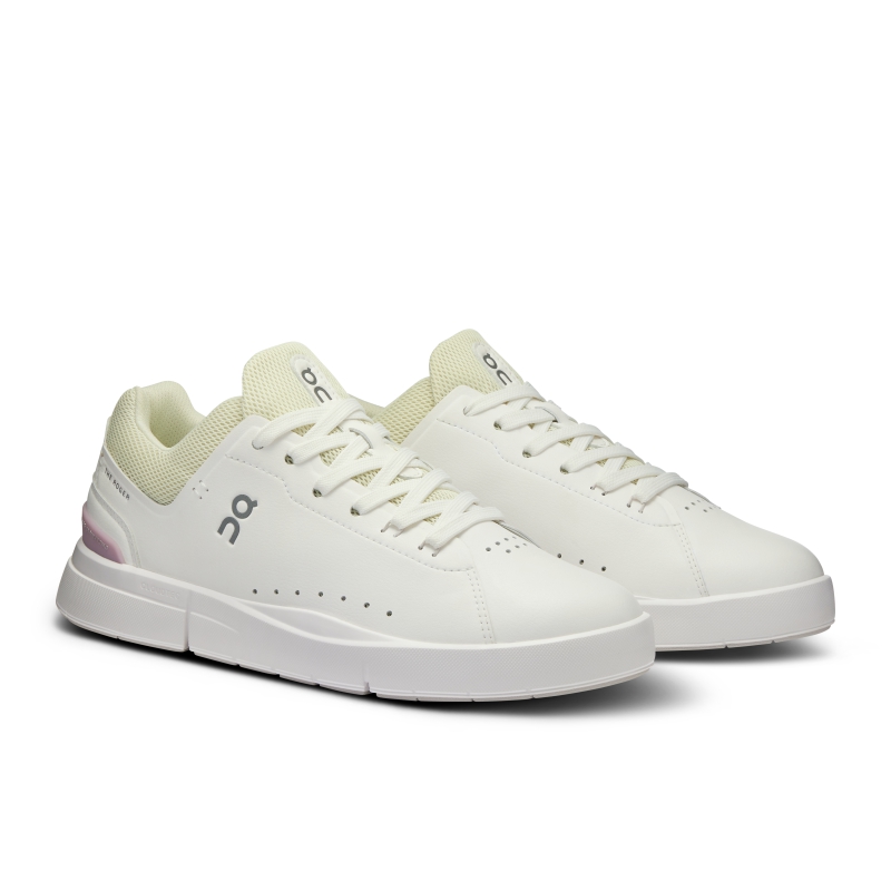 Basket On THE ROGER Advantage  Blanche Violette  Femme | KQZ-7532015