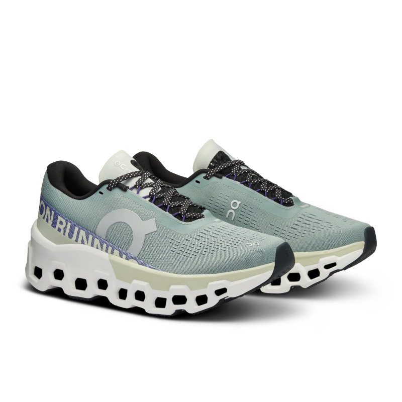 Chaussures Running Route On Cloudmonster 2  Mineral  Aloe  Femme | VUA-3433807