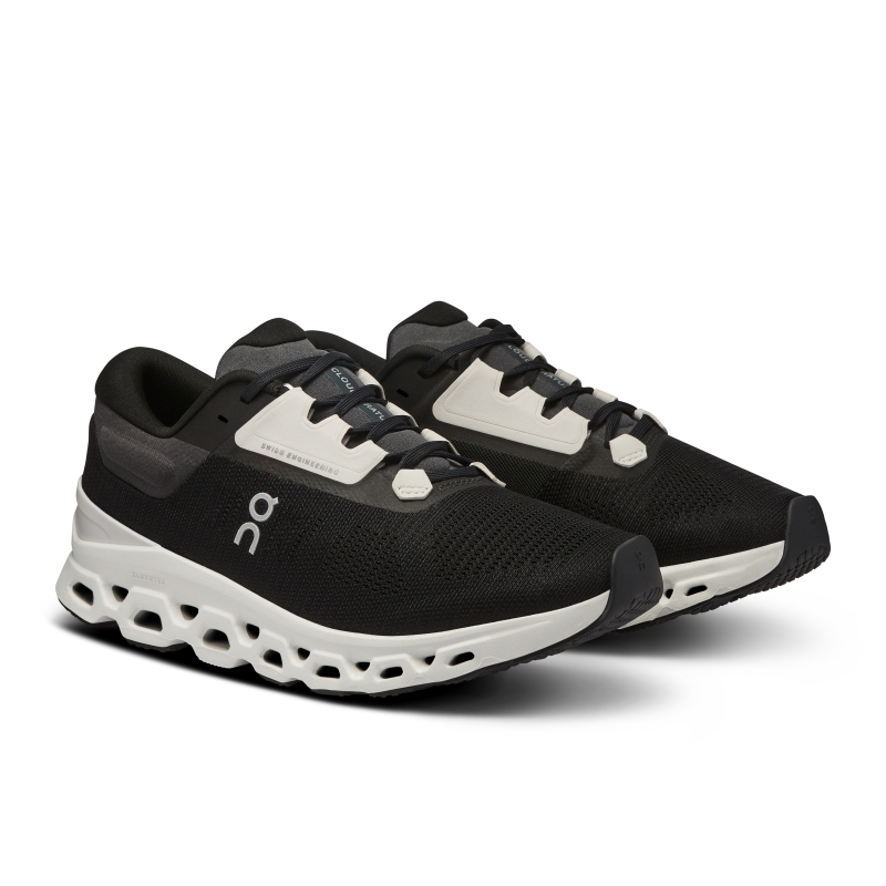 Chaussures Running Route On Cloudstratus 3  Noir  Femme | KLT-9667956