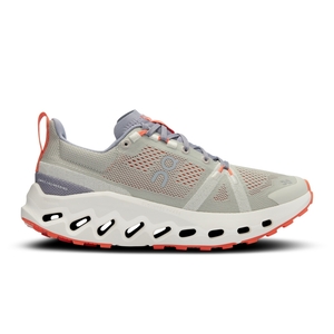 Chaussure Trail Running On Cloudsurfer  Kaki Blanche  Femme | JPN-0331751