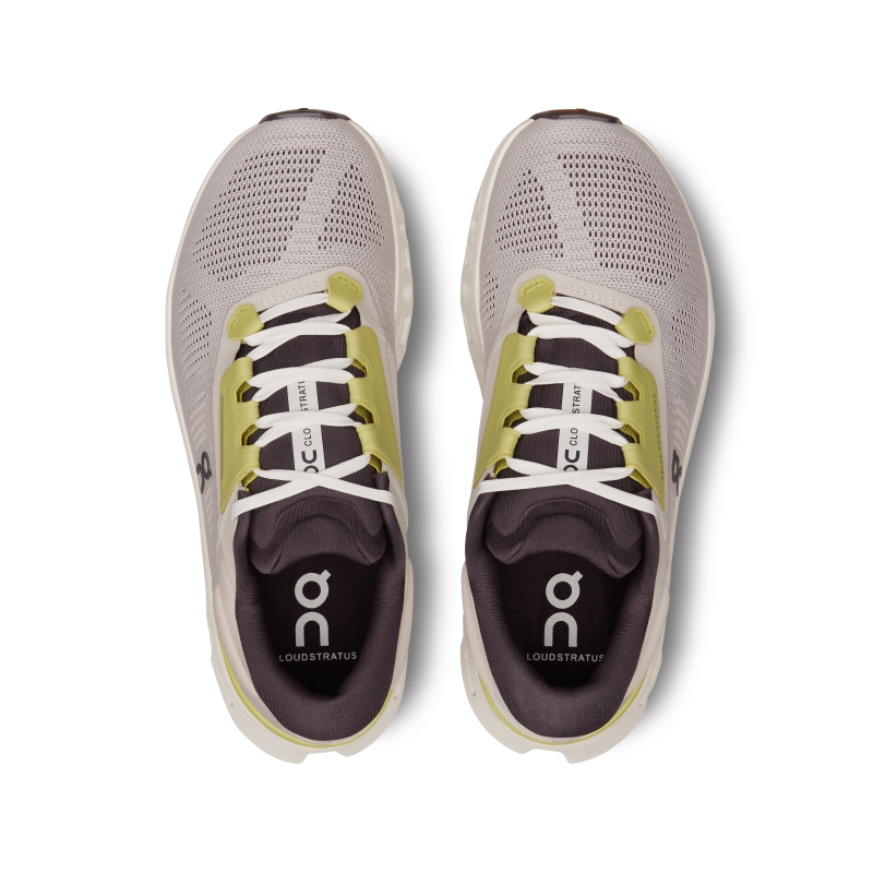 Chaussures Running Route On Cloudstratus 3  Blanche  Femme | KFQ-3003430