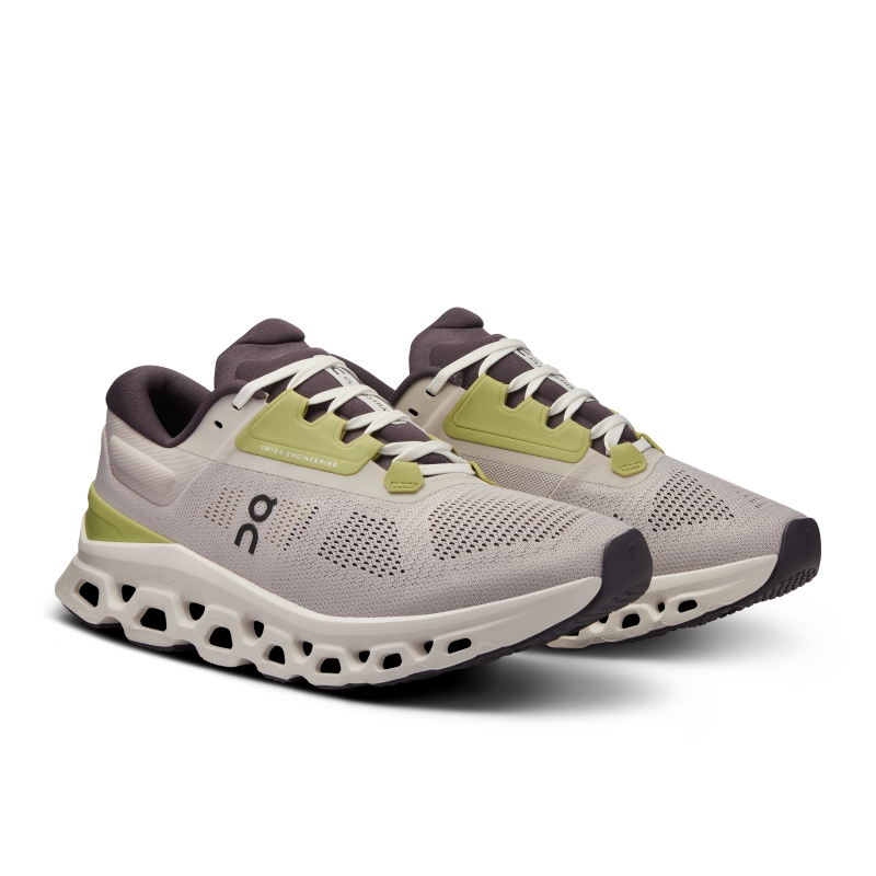 Chaussures Running Route On Cloudstratus 3  Blanche  Femme | KFQ-3003430