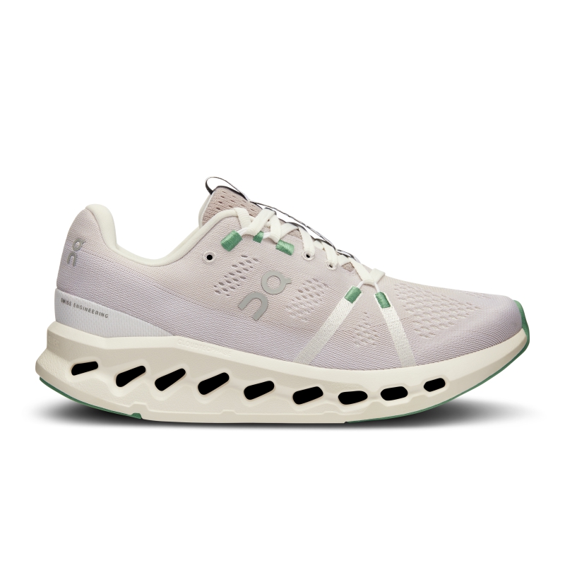 Chaussures Running Route On Cloudsurfer  Blanche  Femme | AFF-2082257