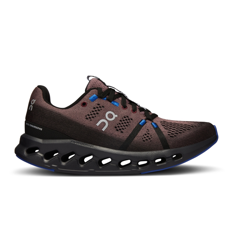 Chaussures Running Route On Cloudsurfer  Noir Bleu Foncé  Femme | ROB-3640996