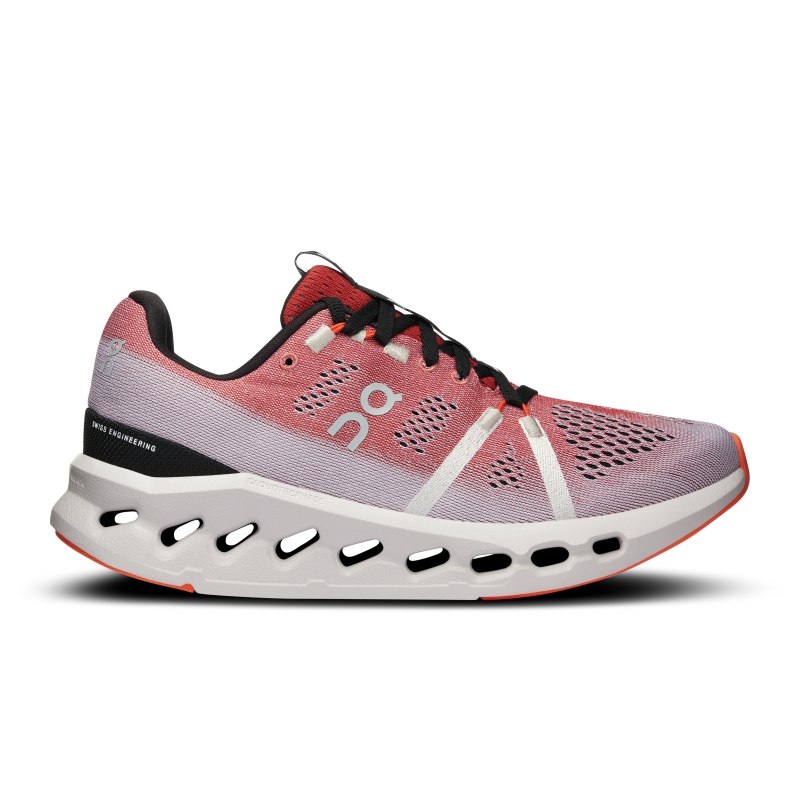 Chaussures Running Route On Cloudsurfer  Auburn  Frost  Femme | QXF-2124333