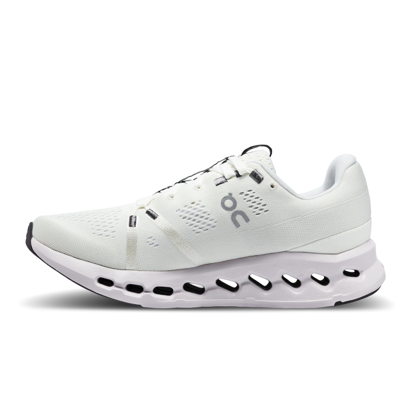 Chaussures Running Route On Cloudsurfer  Blanche  Femme | QKH-4936581