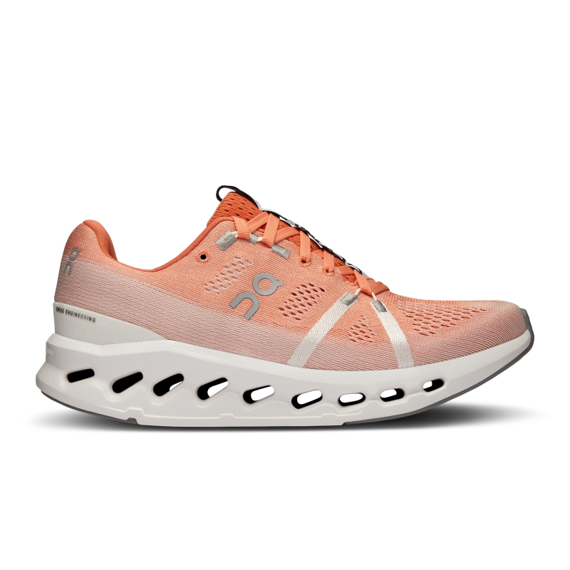 Chaussures Running Route On Cloudsurfer  Blanche  Femme | ISM-7764963