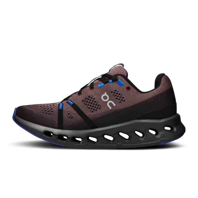 Chaussures Running Route On Cloudsurfer  Noir Bleu Foncé  Femme | ROB-3640996