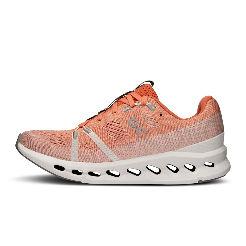 Chaussures Running Route On Cloudsurfer  Blanche  Femme | ISM-7764963