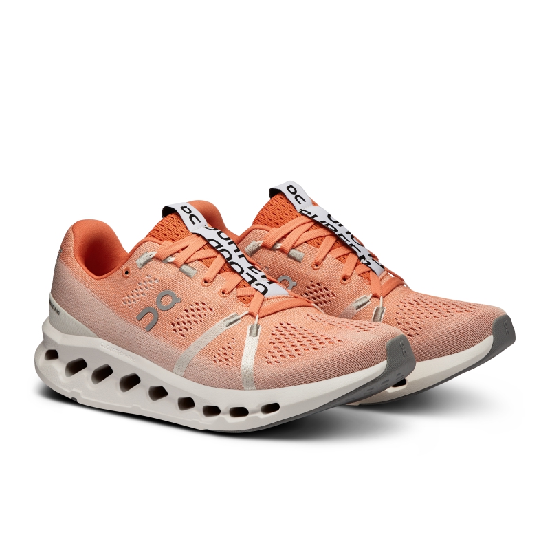 Chaussures Running Route On Cloudsurfer  Blanche  Femme | ISM-7764963