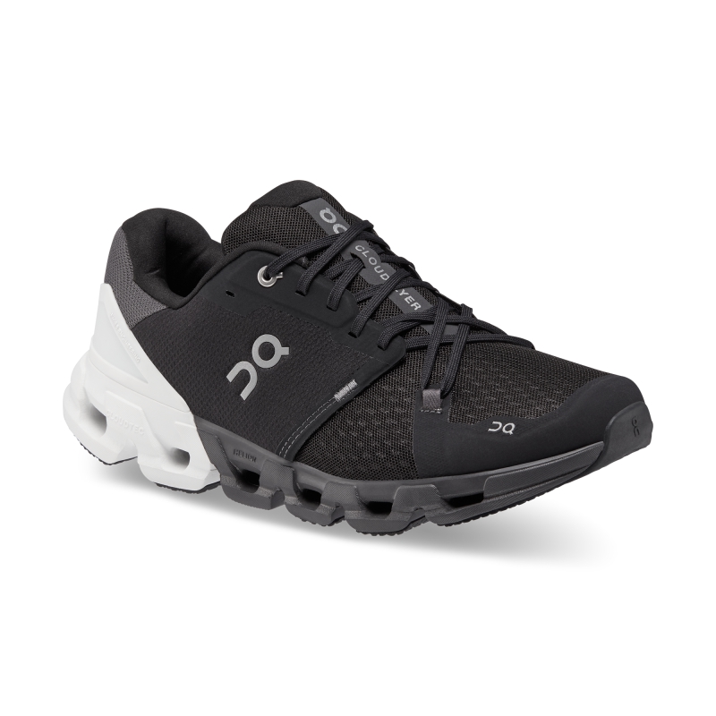 Chaussures Running Route On Cloudflyer 4 Wide  Noir Blanche  Femme | WBH-0053847