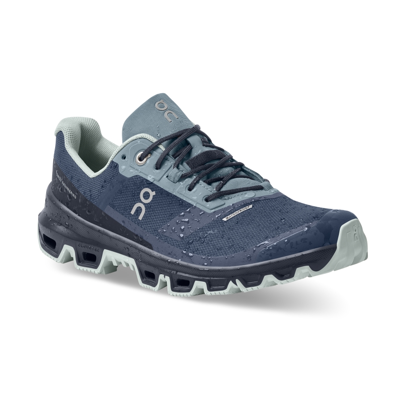 Chaussure Trail Running On Cloudventure Waterproof  Bleu  Femme | ZSW-4691369