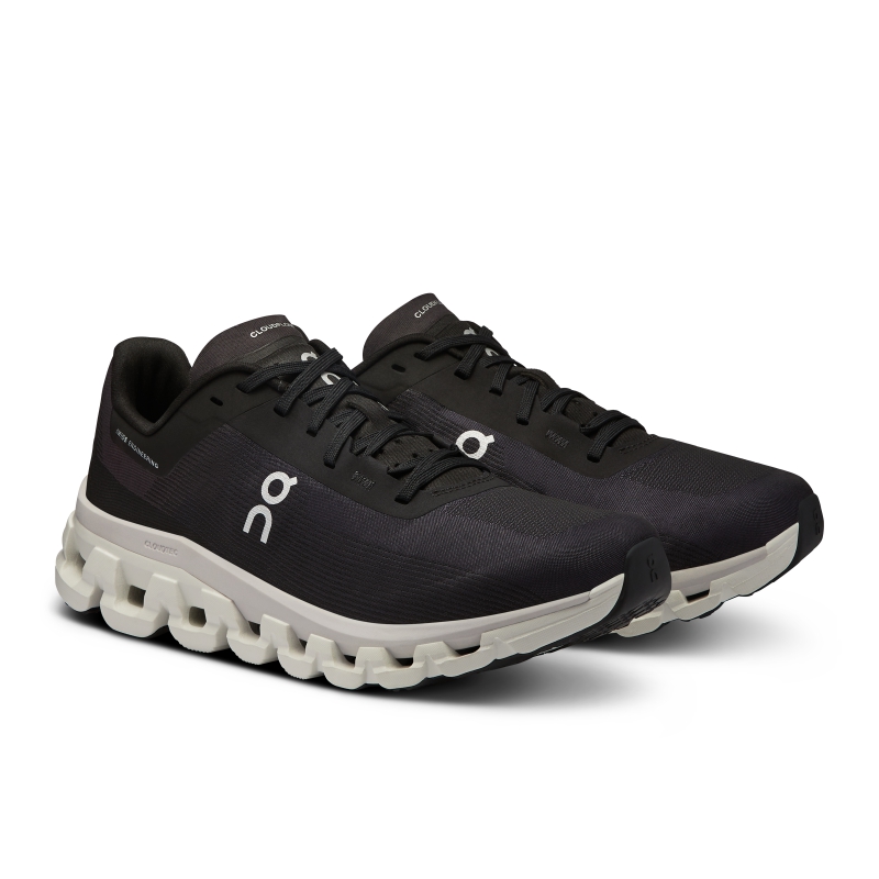 Chaussures Running Route On Cloudflow 4  Noir Blanche  Femme | XLY-0199030