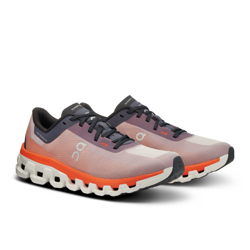 Chaussures Running Route On Cloudflow 4  Quartz  Flame  Femme | NYH-8321551