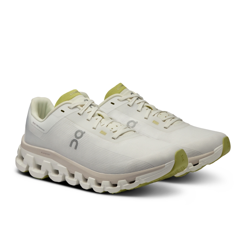 Chaussures Running Route On Cloudflow 4  Blanche Marron  Femme | VVI-1151976