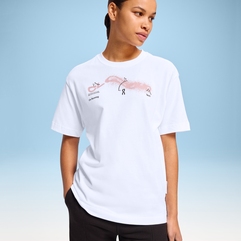 T-Shirt On Club-T Cloud  Blanche  Femme | EVW-0990600