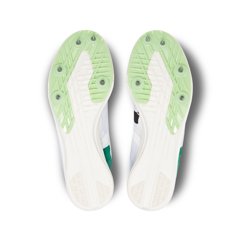 Chaussure Running On Cloudspike 1500m  Blanche Menthe  Femme | DOU-6765100