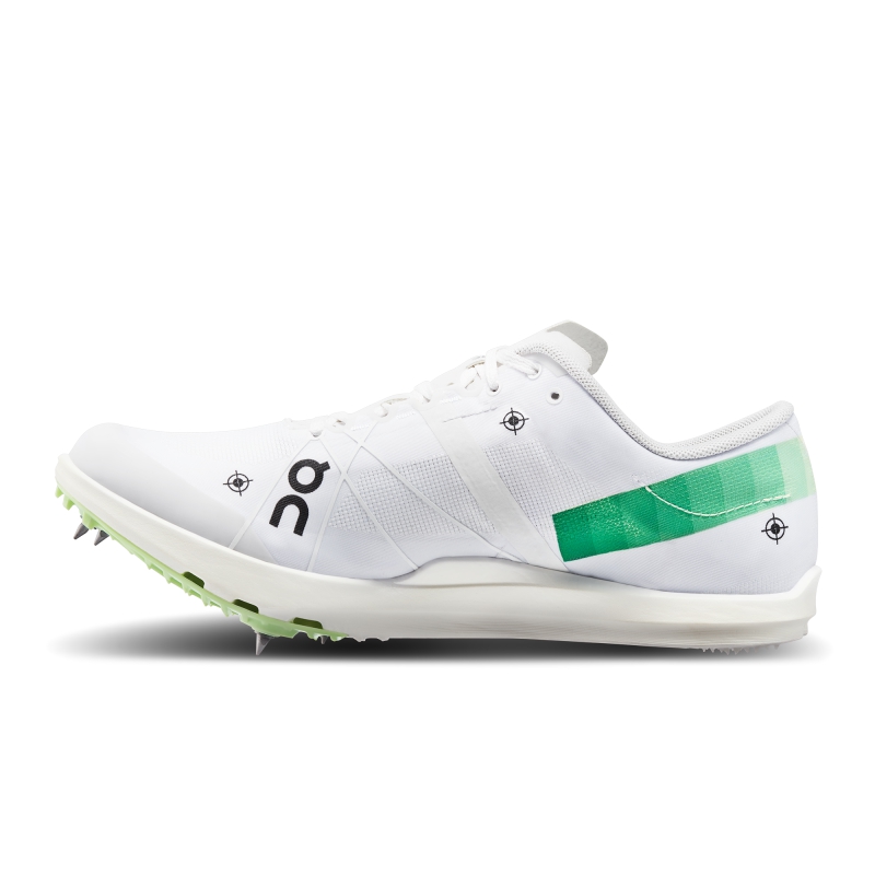 Chaussure Running On Cloudspike 1500m  Blanche Menthe  Femme | DOU-6765100