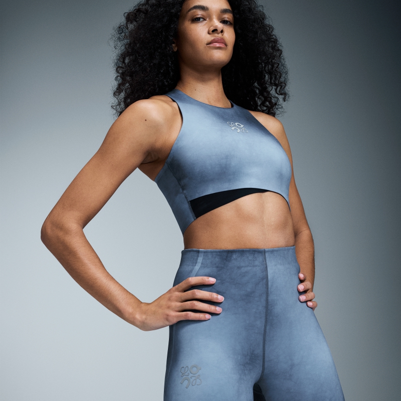 Soutien Gorge Sport On Performance Top LOEWE  Bleu Multicolore  Femme | PJU-6687458