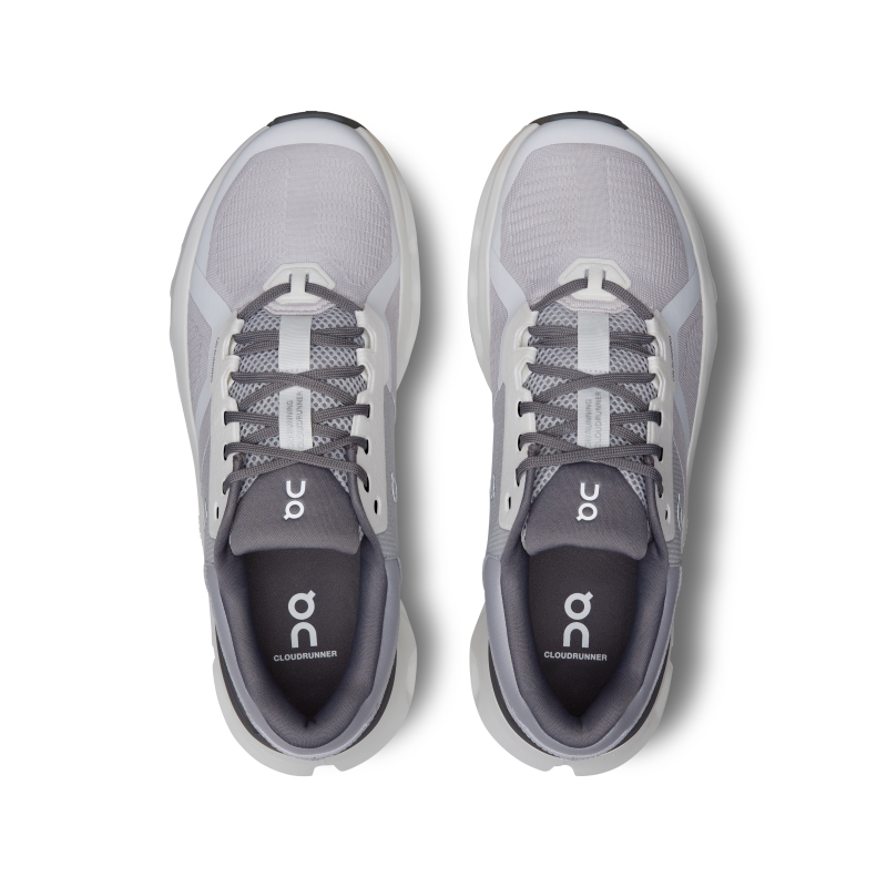 Chaussures Running Route On Cloudrunner 2 Blanche  Homme  | VEN-8474027