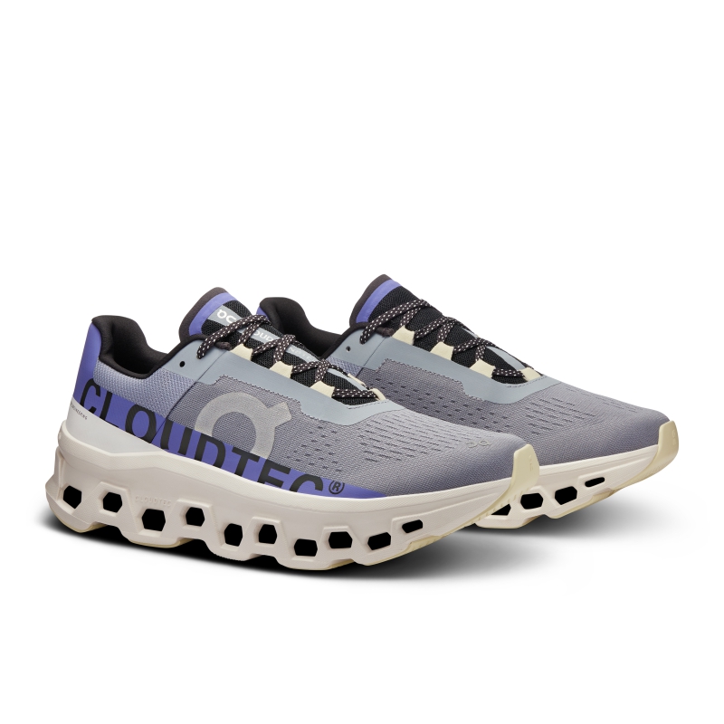 Chaussures Running Route On Cloudmonster Blanche  Homme  | BMM-6294463