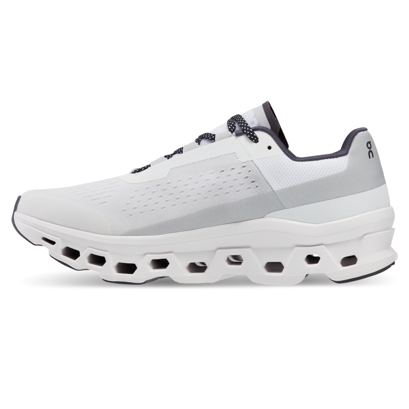 Chaussures Running Route On Cloudmonster Blanche  Homme  | YGA-2599699