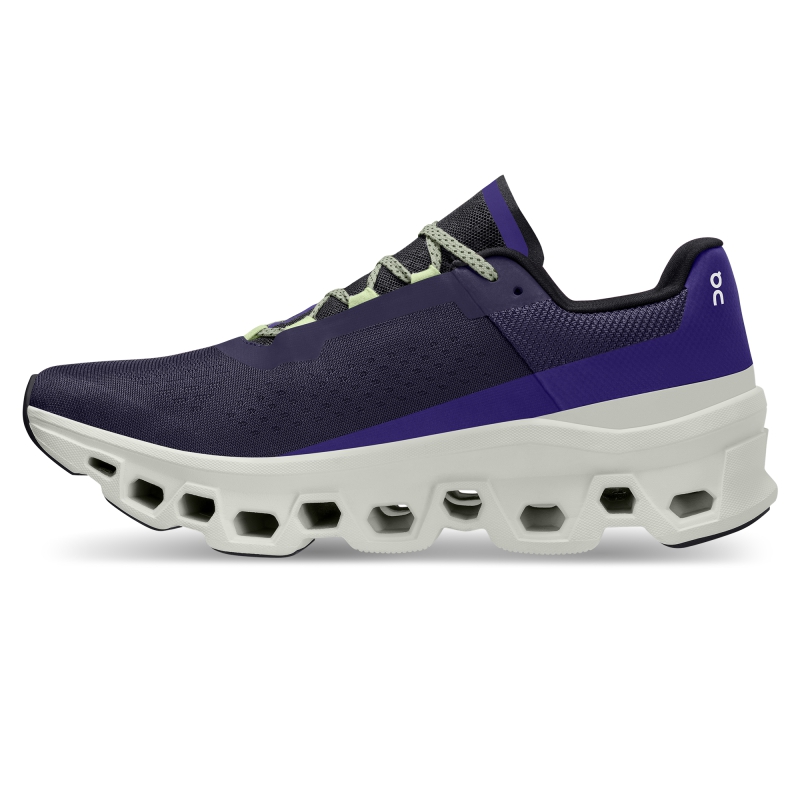 Chaussures Running Route On Cloudmonster Acai  Aloe  Homme  | AWD-4221926