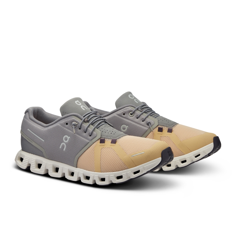 Chaussure Running On Cloud 5 Fog  Savannah  Homme  | TYI-5167073