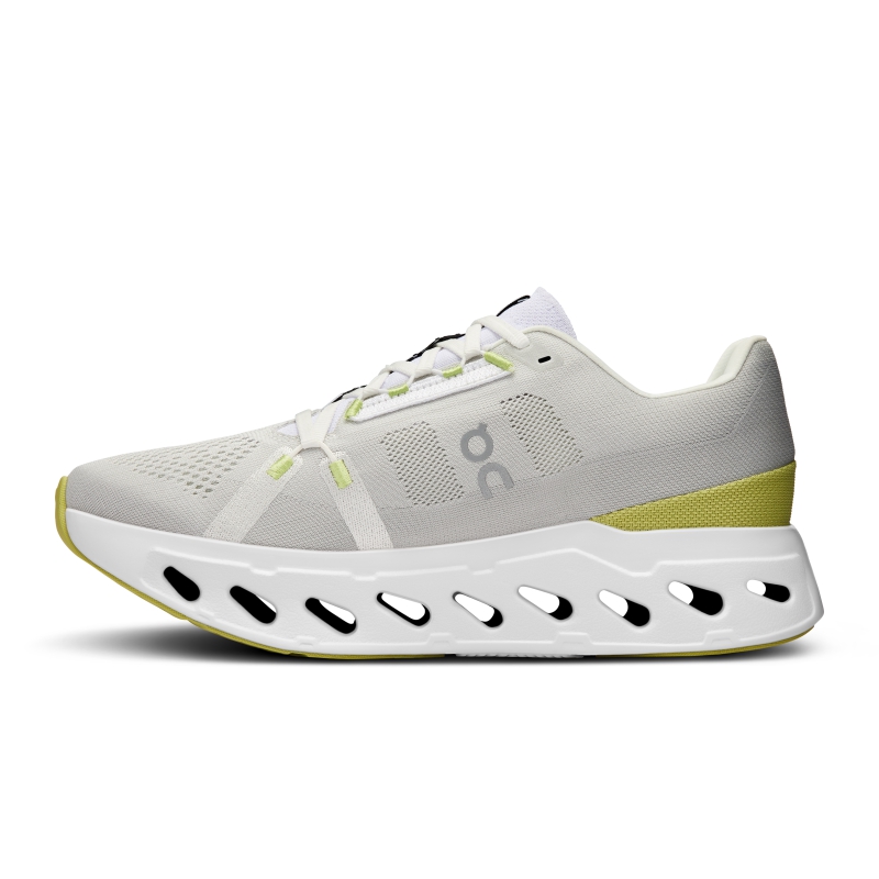 Chaussures Running Route On Cloudeclipse Blanche Marron  Homme  | ZUA-2164920