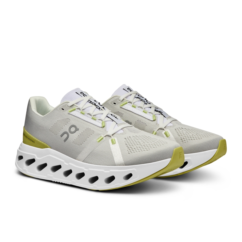 Chaussures Running Route On Cloudeclipse Blanche Marron  Homme  | ZUA-2164920