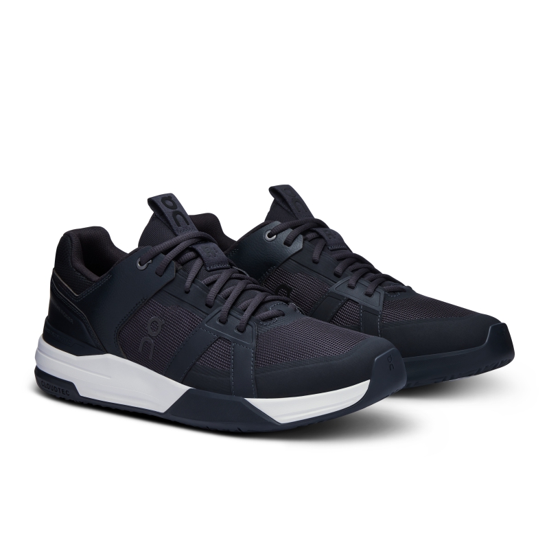 Chaussure Tennis On THE ROGER Clubhouse Pro Noir Blanche  Homme  | YTU-3987058