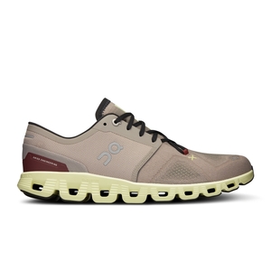 Chaussures Running Route On Cloud X 3 Fog  Hay  Homme  | QEZ-0002800