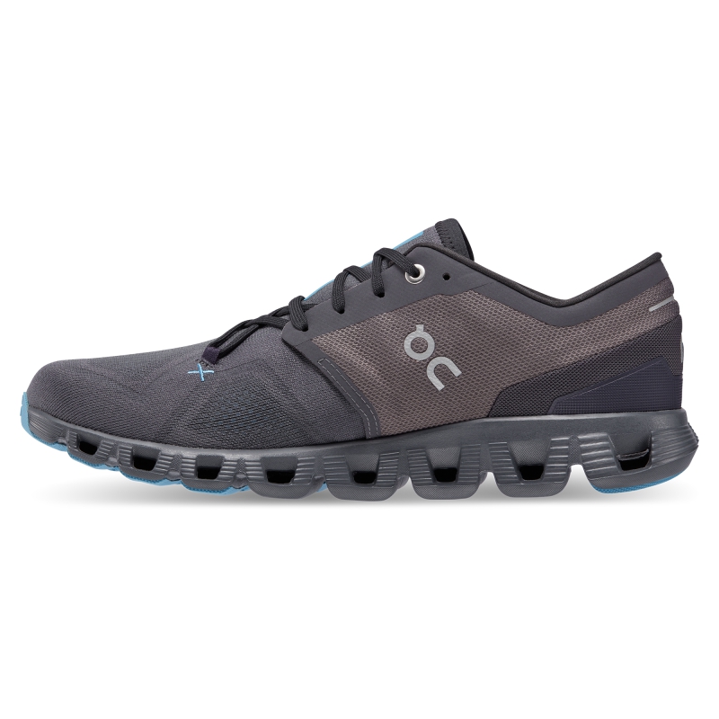 Chaussures Running Route On Cloud X 3 Eclipse  Magnet  Homme  | JOV-6711443