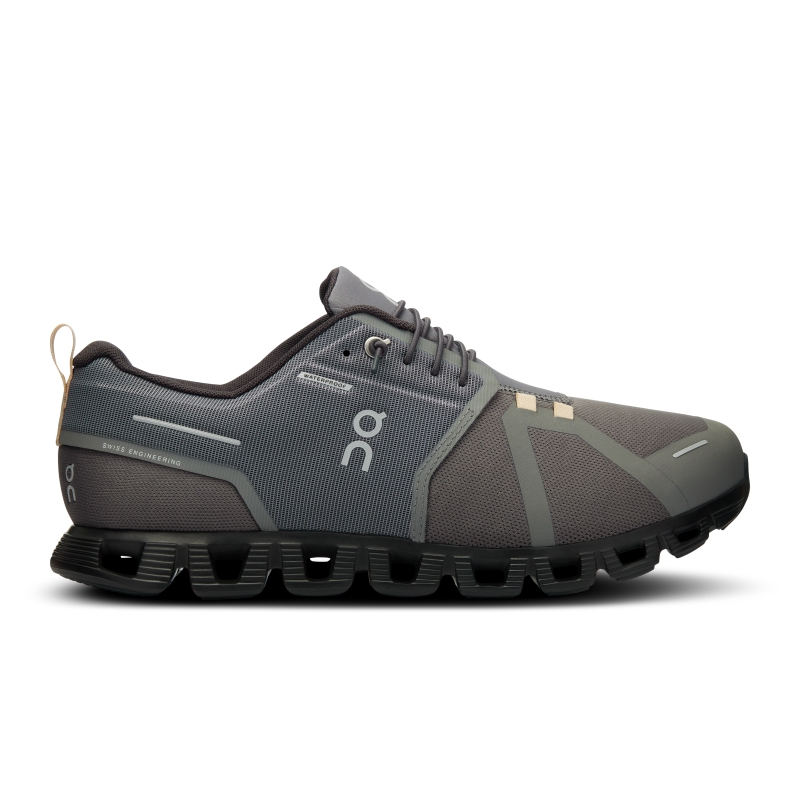 Chaussure Running On Cloud 5 Waterproof Asphalt  Magnet  Homme  | TXB-0513404