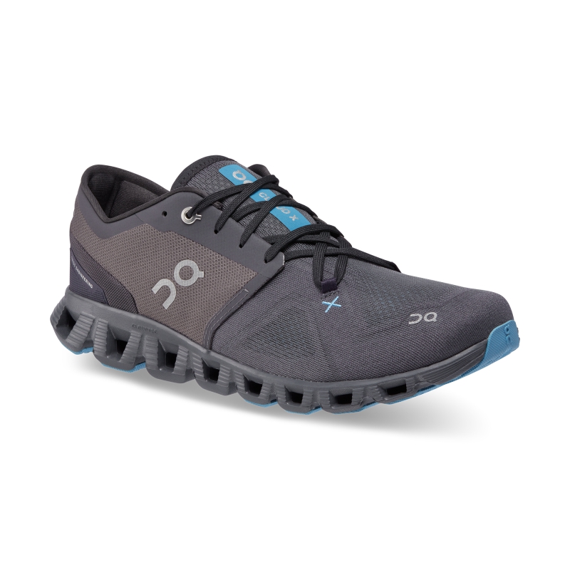 Chaussures Running Route On Cloud X 3 Eclipse  Magnet  Homme  | JOV-6711443