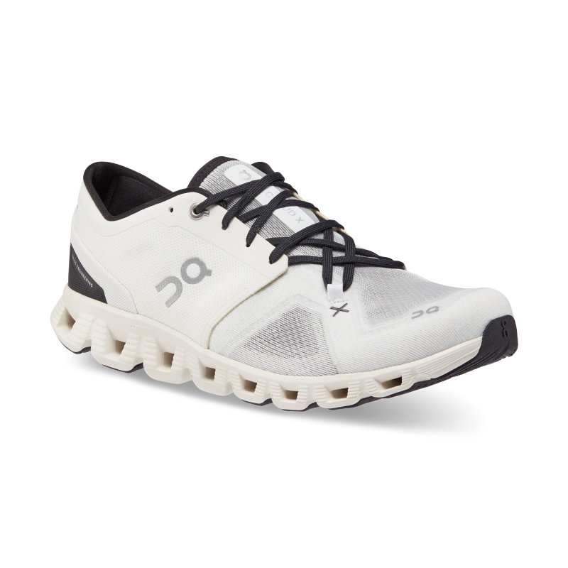 Chaussures Running Route On Cloud X 3 Blanche Noir  Homme  | IWD-8898815